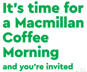 Macmillan Coffee Morning graphic